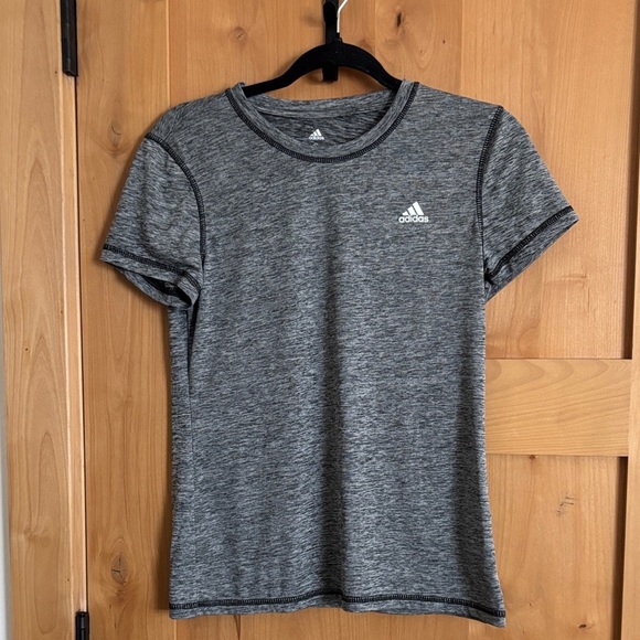 adidas Tops - Adidas Heather Gray Golf Shirt